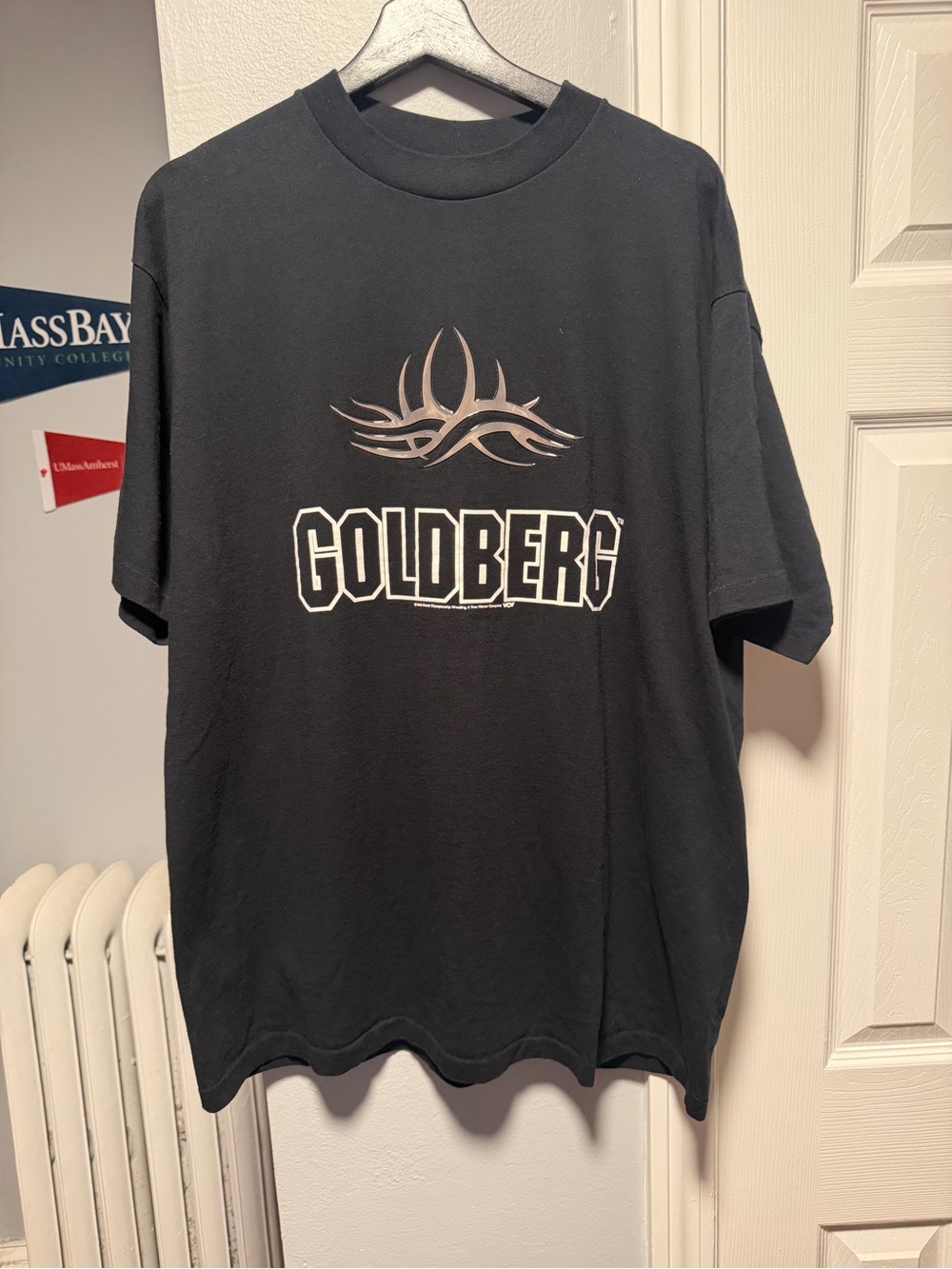 Vintage 1998 WCW Bill Goldberg Metallic Tattoo T Shirt Size Men’s XL